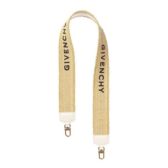Givenchy Leather-Trim Shoulder Strap Brown